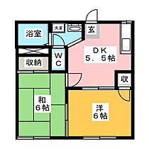 コーポラス東峰 Ａ棟  ｜ 栃木県宇都宮市東峰町（賃貸アパート2DK・1階・37.62㎡） その2