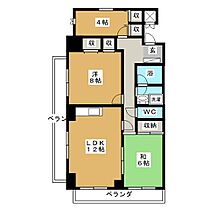 ヒルズ　Ｍ1  ｜ 栃木県宇都宮市西原町（賃貸マンション3LDK・5階・69.05㎡） その2