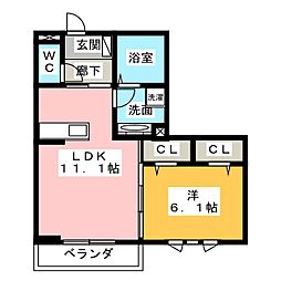 間取図画像 1LDK