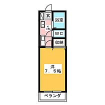 グローリーネギシII  ｜ 群馬県前橋市天川町（賃貸マンション1K・2階・25.00㎡） その2