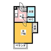 ノースタウン富澤  ｜ 群馬県前橋市新前橋町（賃貸アパート1K・1階・22.30㎡） その2