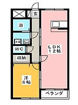 Ｋ　ＲＯＯＭ’Ｓ  ｜ 群馬県前橋市西片貝町２丁目（賃貸マンション1LDK・2階・46.17㎡） その2