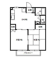 S・メゾンアドニスA 102 ｜ 群馬県前橋市北代田町24-1（賃貸アパート2LDK・1階・48.00㎡） その2