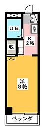ダイアパレス前橋平和町 1Kの間取図画像