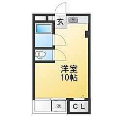フォーレ並榎 ワンルームの間取図画像