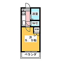 エスポワール上並榎  ｜ 群馬県高崎市上並榎町（賃貸アパート1K・2階・17.00㎡） その2