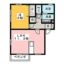 ル・ポール  ｜ 群馬県高崎市貝沢町（賃貸アパート1LDK・1階・42.07㎡） その2