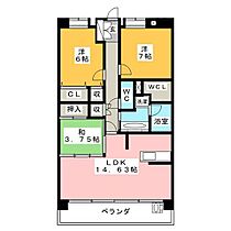 ポレスターステーションシティ高崎  ｜ 群馬県高崎市栄町（賃貸マンション3LDK・3階・80.58㎡） その2