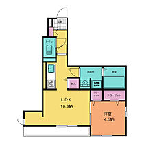 Ｄ－ＲＯＯＭ羅漢町  ｜ 群馬県高崎市羅漢町48-2（賃貸アパート1LDK・1階・40.48㎡） その2