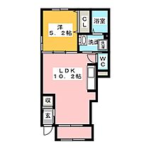 ラパンイースト  ｜ 群馬県高崎市東町（賃貸アパート1LDK・1階・40.02㎡） その2