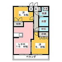 バルザック  ｜ 群馬県高崎市新保町（賃貸マンション2LDK・2階・54.02㎡） その2