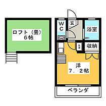 トゥインスター  ｜ 群馬県高崎市筑縄町（賃貸アパート1R・2階・25.91㎡） その2