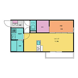 🉐敷金礼金0円！🉐Ｄ−ＲＯＯＭ大橋町