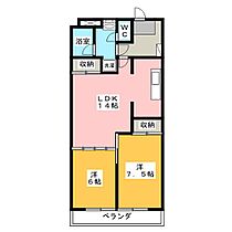 大木マンション  ｜ 群馬県伊勢崎市下植木町（賃貸マンション2LDK・6階・61.56㎡） その2