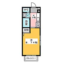 RESIDENCE  ｜ 群馬県前橋市駒形町（賃貸アパート1K・1階・26.29㎡） その2