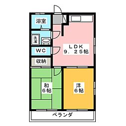 間取図画像 2DK