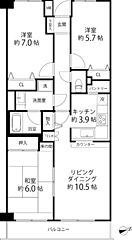 物件の間取り