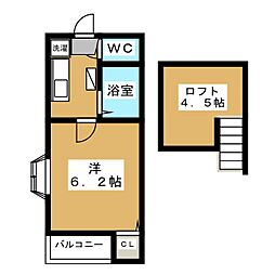 間取図画像 1K