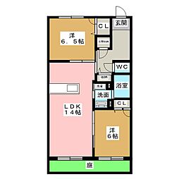 NOBORITOBase 2LDKの間取図画像