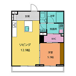 TAMAGAWA Q 1LDKの間取図画像