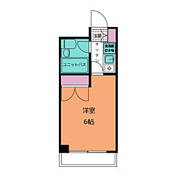 グッドフィールド百合ヶ丘 1Kの間取図画像