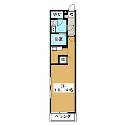 リブリ・湘南 ワンルームの間取図画像