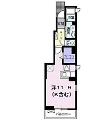 ドリーム・キャッスル ワンルームの間取図画像