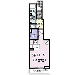 ドリーム・キャッスル ワンルームの間取図画像