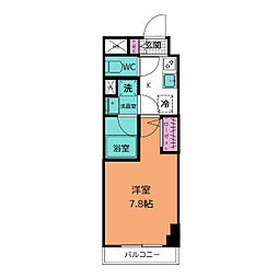 ＫＤＸレジデンス町田Ｎｏｒｔｈ（旧）ＴＨＥ　ＰＡＬＭＳ町田II 1階1Kの間取り