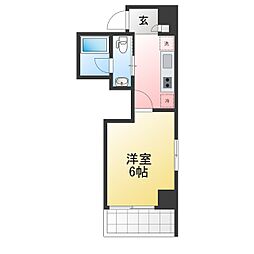 レーヴ町田5.A 1Kの間取図画像