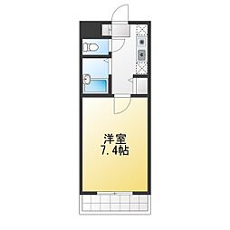 エポック・ASA 1Kの間取図画像