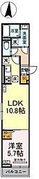 セレスティア小茂根 1LDKの間取図画像
