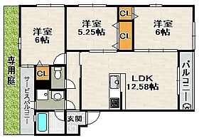 ウィズワン宝塚 101 ｜ 兵庫県宝塚市安倉南4丁目（賃貸アパート3LDK・1階・66.15㎡） その2