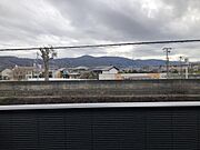 ２階バルコニーからの眺望。