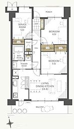 間取図画像 3LDK