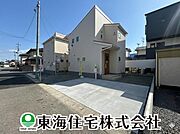 安積荒井3丁目の閑静な住宅街に全2棟、堂々完成しました！（3月1日撮影写真）
