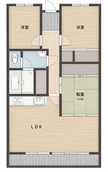 間取りを拡大表示