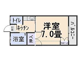 セントラルハイツ B5 ｜ 佐賀県佐賀市末広2丁目4-46（賃貸アパート1K・2階・20.26㎡） その2