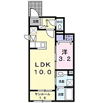 エ－ルデヴュ　IV 105 ｜ 佐賀県佐賀市諸富町大字徳富2027番地12（賃貸アパート1LDK・1階・36.29㎡） その2