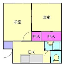 デュエットビンテージ 103 ｜ 佐賀県佐賀市大財4丁目5-84（賃貸マンション2DK・1階・34.02㎡） その2