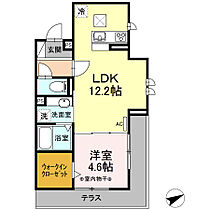 ラ ヴィ クレールカルチェ 201 ｜ 三重県四日市市中川原1丁目4-31-2（賃貸アパート1LDK・2階・41.23㎡） その2