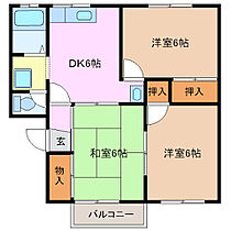 フォーブル生桑 102 ｜ 三重県四日市市生桑町（賃貸アパート3DK・1階・49.00㎡） その2