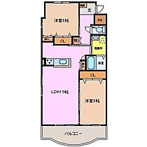 マスターズ・フォート 505 ｜ 三重県四日市市ときわ5丁目（賃貸マンション2LDK・5階・60.66㎡） その2