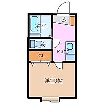 リッツ白梅Ａ館-2  ｜ 三重県四日市市室山町1-2（賃貸アパート1K・1階・21.29㎡） その2