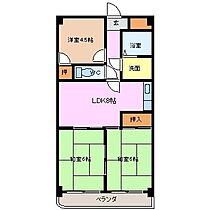 ファクタービル 4B ｜ 三重県四日市市久保田1丁目（賃貸マンション3LDK・4階・55.00㎡） その2