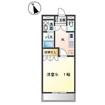 パーソナルIII城西  ｜ 三重県四日市市城西町（賃貸アパート1K・1階・30.97㎡） その2