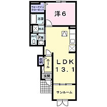 ブリランテ　マサカI 102 ｜ 三重県四日市市西日野町字里中2901番地1（賃貸アパート1LDK・1階・50.51㎡） その2