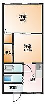 ルフラン室山 1 ｜ 三重県四日市市室山町1655-2（賃貸アパート2K・1階・29.80㎡） その2