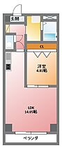 S-FORT四日市zeal 203 ｜ 三重県四日市市元町（賃貸マンション1LDK・3階・44.69㎡） その2