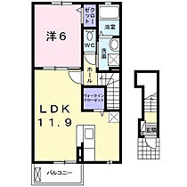 ＫＫヒルズ 201 ｜ 三重県四日市市朝明町字東山2527番地15（賃貸アパート1LDK・2階・46.95㎡） その2